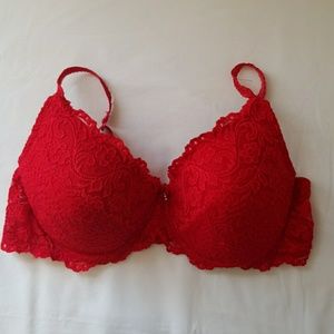42D Red Lace Bra Plus Size